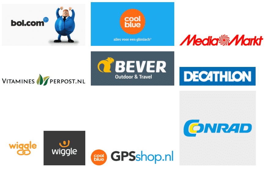 Aangesloten webshops affiliate